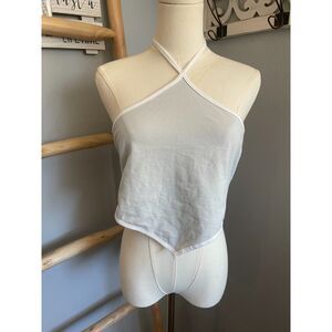 Wild Fable Game Day Football Charm Halter Top